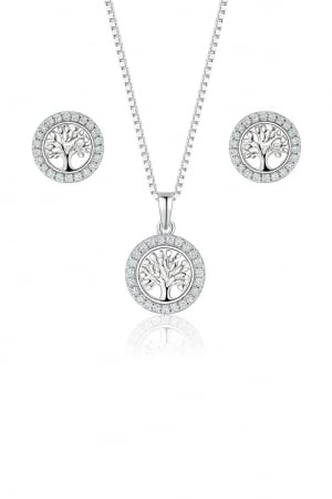 SETURI - ETERNAL TREE  – Set bijuterii argint 925 placat rodiu