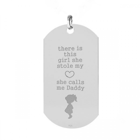 PANDANTIVE - ETICHETA, Pandantiv Argint 925