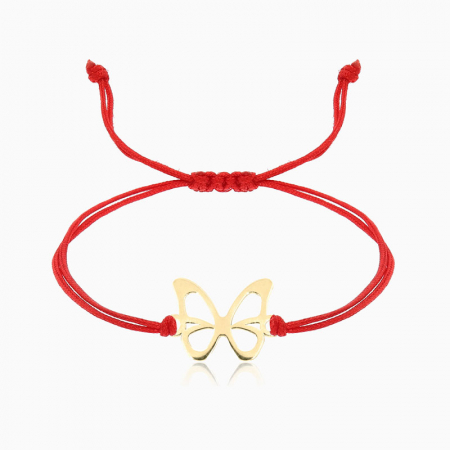 FINE, bratara AUR 14k, snur si decupaj [4]