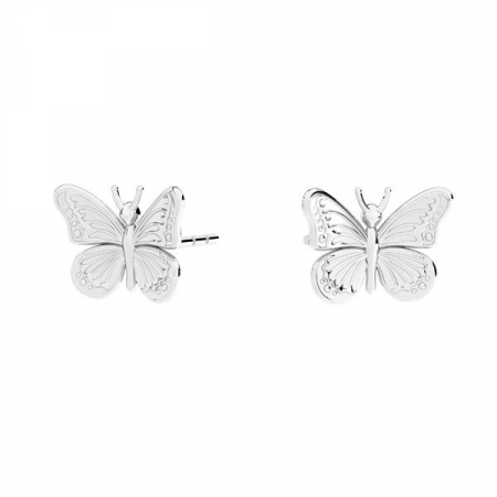 CERCEI ARGINT - Cercei Golden Butterfly din Argint 925 placat cu Aur Galben 24K