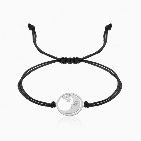 GALAXY, bratara AUR  14k, snur si banut decupat personalizat [2]