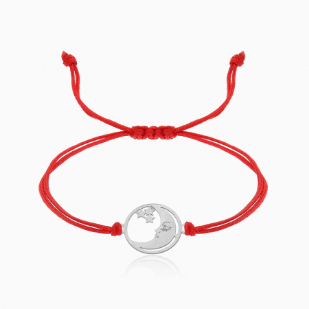 GALAXY, bratara AUR  14k, snur si banut decupat personalizat [4]