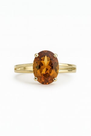 Inele Aur - GOLDEN AMBER, Inel Aur585