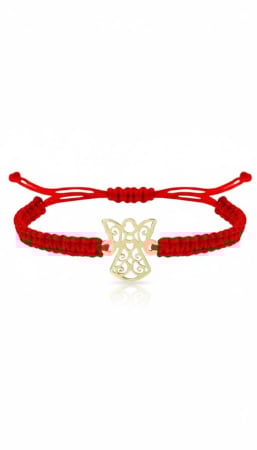 BRATARI ARGINT - Brățară din argint 925 fluture filigranat placată cu aur 24K