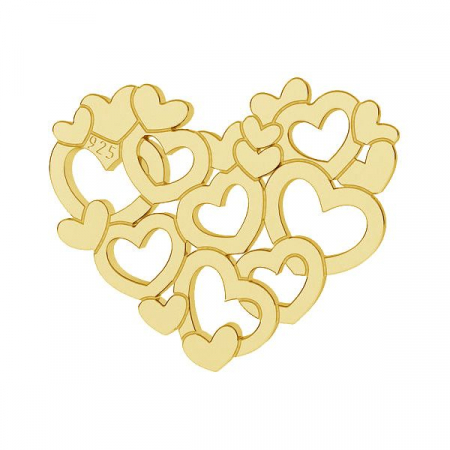 PANDANTIVE - INIMI INTERCONECTATE, Pandantiv Argint 925