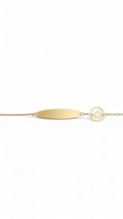 Bijuterii AUR pentru Copii - ID HEART , Bratara  Aur 585