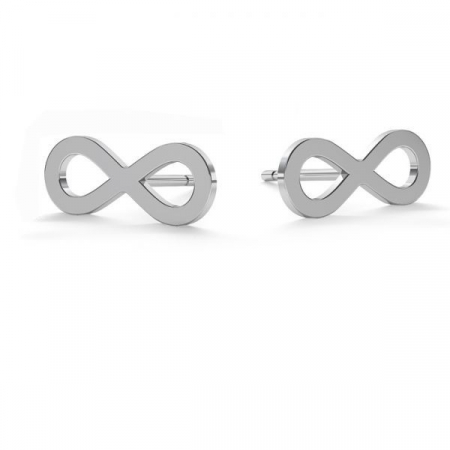 CERCEI ARGINT - Cercei Infinit din argint 925 placat cu aur 24K