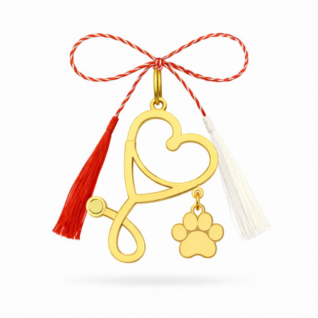 MARTISOARE - Dragoste fără Sfârșit – Mărțișor din Argint