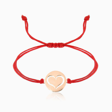 INSPIRIA, bratara AUR 14k, snur si banut decupat [3]