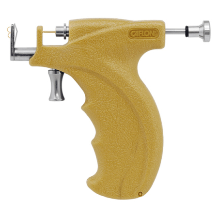 Accesorii Piercing - Instrument Profesional CAFLON pentru Piercing Urechi, cu Acționare prin Arc