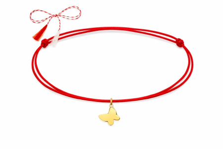 MARTISOARE - Fluture norocos – Mărțișor din Argint