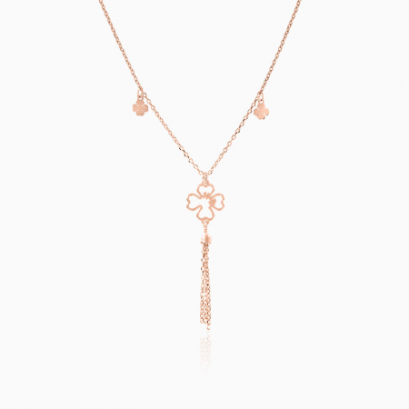 SONIA, Lantisor Argint 925, mix trifoi si canaf [0]