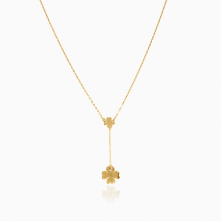 BEATRICE, Lantisor Argint 925, pandantiv mix trifoi [0]