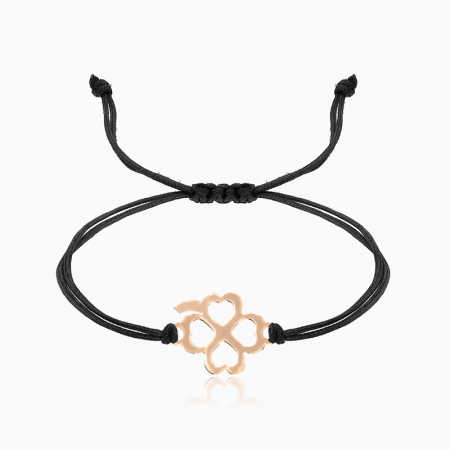 LUCK, bratara AUR  14k, snur si decupaj [4]
