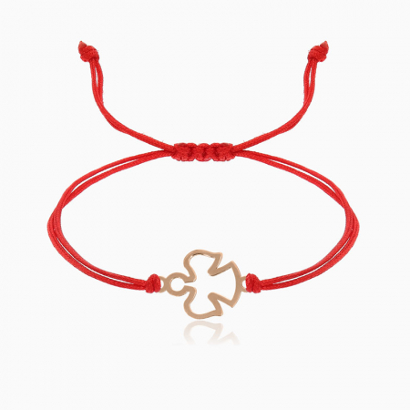 MELEK,  bratara AUR14k, snur decupaj [5]