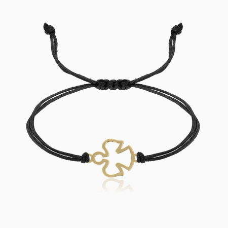 MELEK,  bratara AUR14k, snur decupaj [7]