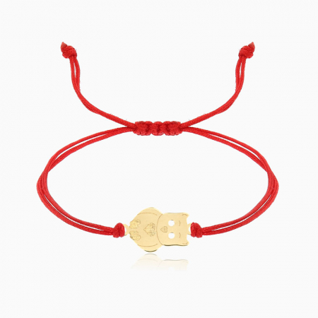 MABI,  bratara AUR 14k, snur si decupaj [2]