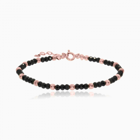 BRATARI ARGINT - MIRE, bratara cu spinel fatetat, Argint 925 placat aur galben 24k