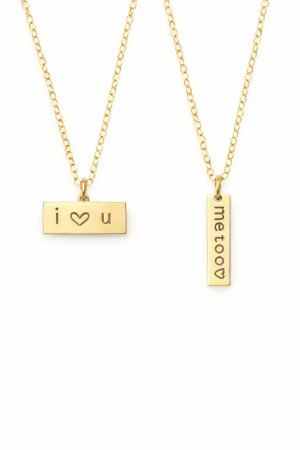 Be My VALENTINE❤️ - Iubire confirmata – Set lantisoare Argint 925