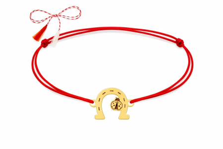 MARTISOARE - Buburuza norocoasa– Mărțișor din Argint