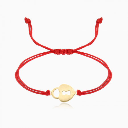 PANDORA, bratara AUR 14k, snur si decupaj [3]