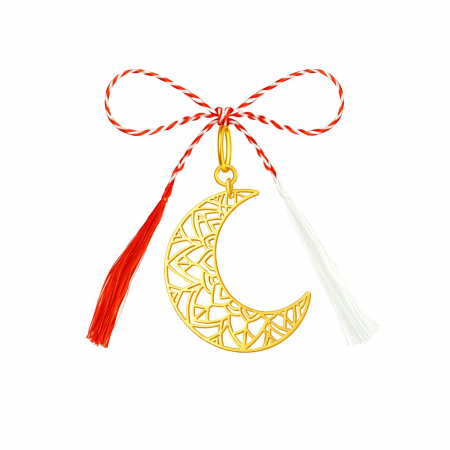 MARTISOARE - Luna Protectoare – Mărțișor din Argint