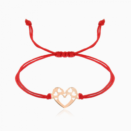 PASSION,  bratara AUR 14k, snur si decupaj [5]