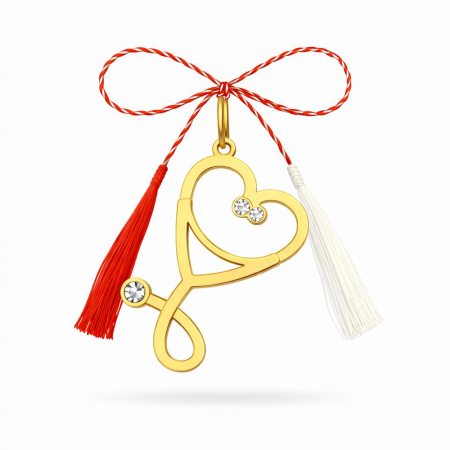 MARTISOARE - Inima Infinitului – Mărțișor din Argint