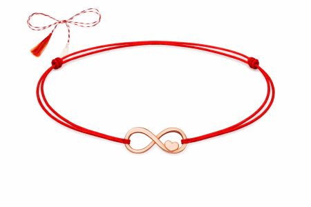 MARTISOARE - Dragoste la infinit – Mărțișor din Argint