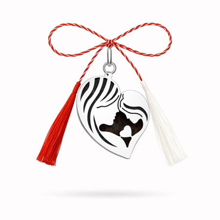 MARTISOARE - Dragoste de Mamă – Mărțișor din Argint