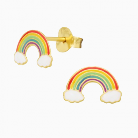 Cercei argint copii - RAINBOW, Cercei Argint 925