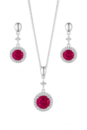 SETURI - RUBY SHINE, set Argint 925