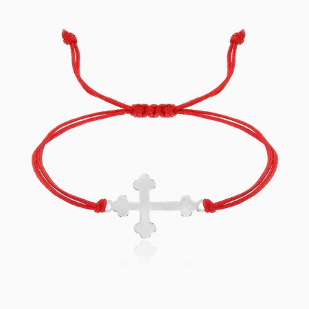 Bratari din AUR cu  Snur - SAINT, bratara AUR 14k, snur si decupaj