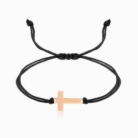 SANTU, bratara AUR 14k, snur si decupaj [3]
