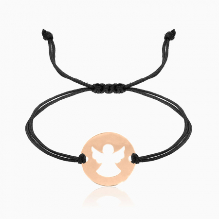 SERENITY,  bratara AUR 14k, snur si banut decupat [4]