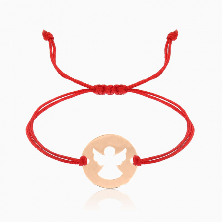 SERENITY,  bratara AUR 14k, snur si banut decupat [5]