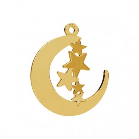 PANDANTIVE - LUNA SI STELELE , Pandantiv Argint 925