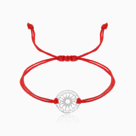 SUN, bratara AUR 14k, snur si banut decupat [3]