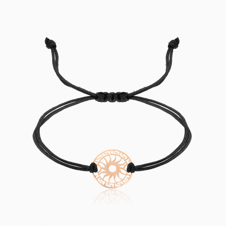 SUN, bratara AUR 14k, snur si banut decupat [5]