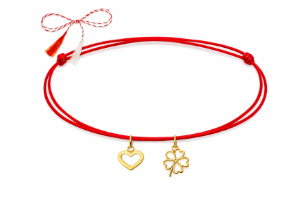 MARTISOARE - Noroc si dragoste – Mărțișor din Argint