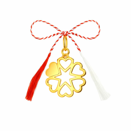 MARTISOARE - Noroc Împlinit– Mărțișor din Argint