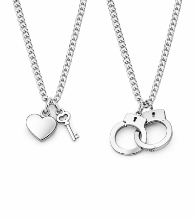 Be My VALENTINE❤️ - Iubire fara scapare – Set lantisoare Argint 925