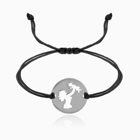 UNIQUE,  bratara AUR  14k, snur si decupaj [2]