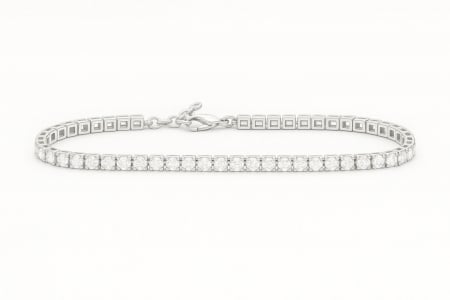BRATARI ARGINT - WHITE TENNIS, bratara Argint 925