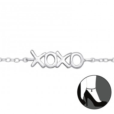 BRATARI ARGINT - XOXO, ,Bratara picior Argint 925