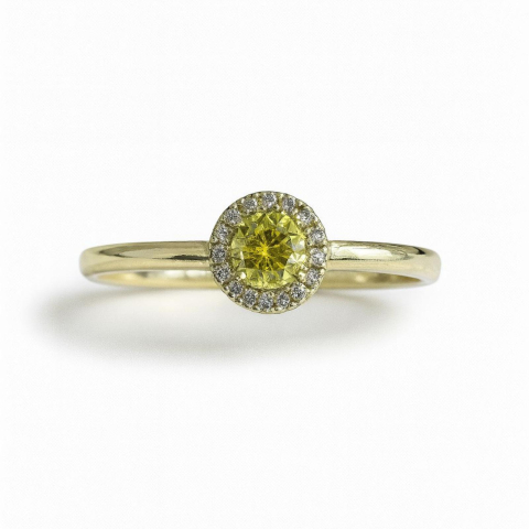 Inele Aur - YELLOW GLOW- Inel Aur 585