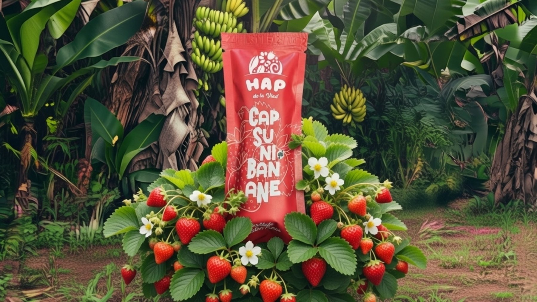 Baton Raw Vegan cu Căpșuni și Banane — Gustul unui Smoothie, în Format de Buzunar