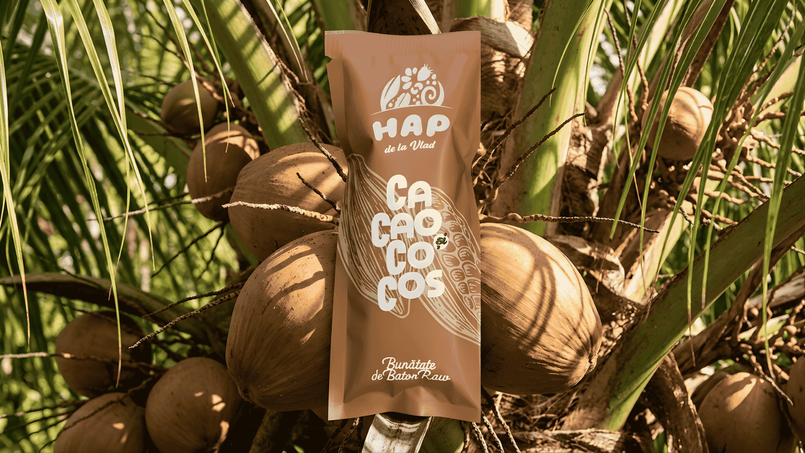 Baton Raw Vegan cu Cacao și Cocos — Pofta de Ciocolată, Fără Zahăr Adăugat