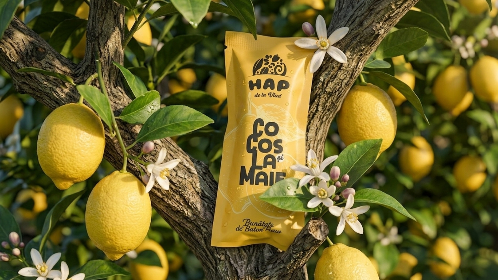 Baton Raw Vegan cu Cocos și Lămâie — Fresh, Aromat și Surprinzător de Echilibrat