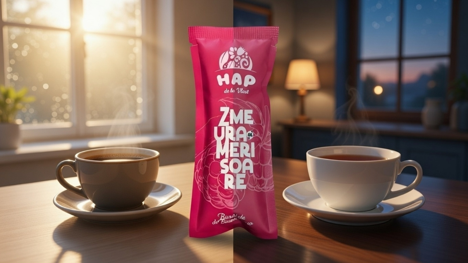 momentul potrivit pentru un baton raw vegan cu zmeura HAP de la Vlad, dimineata langa cafea sau seara langa ceai